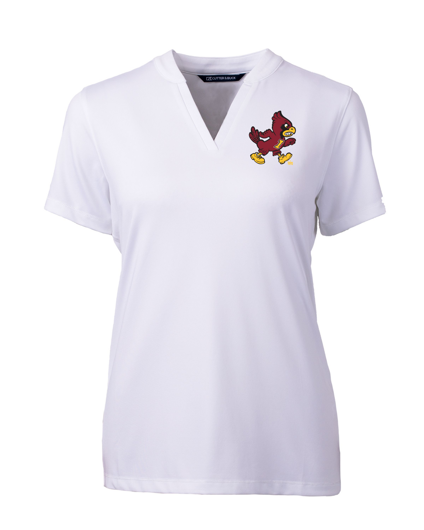 Walking Cy- Cutter & Buck Stretch Women's Polo