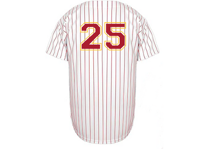 Cyclones Pinstripe Full-Button Jersey