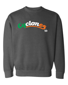 Cyclones in Ireland Pigment-Dyed Crewneck Sweatshirt