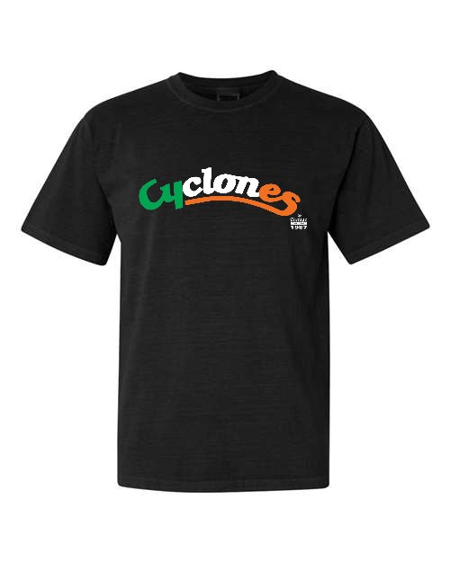 Cyclones in Ireland Pigment-Dyed Short Sleeve Shirt