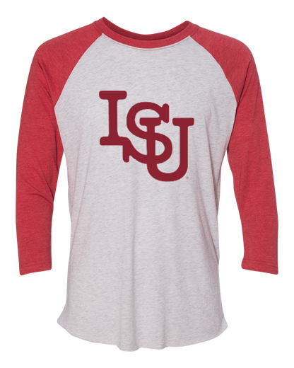 Vintage ISU - Three-Quarter Sleeve Raglan Tee