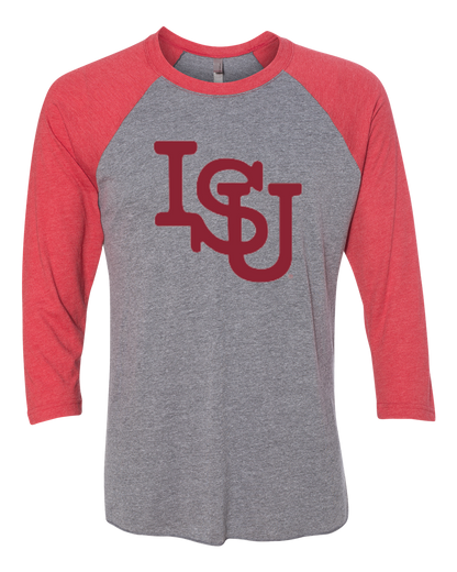 Vintage ISU - Three-Quarter Sleeve Raglan Tee