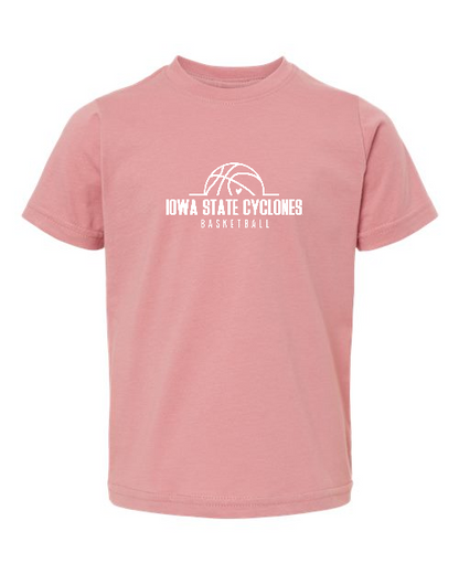 Pink - Iowa State Basketball - Toddler T-Shirt