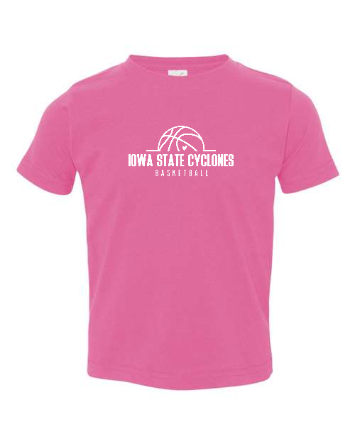 Pink - Iowa State Basketball - Toddler T-Shirt