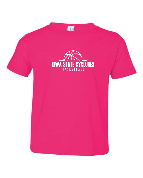 Pink - Iowa State Basketball - Toddler T-Shirt