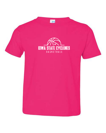 Pink - Iowa State Basketball - Toddler T-Shirt