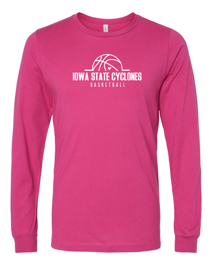 Pink - Iowa State Basketball - Long Sleeve T-Shirt
