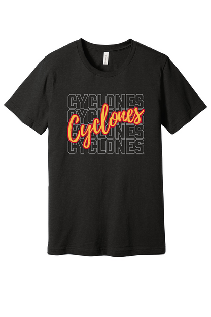 Cyclones Ripple Short Sleeve Tee
