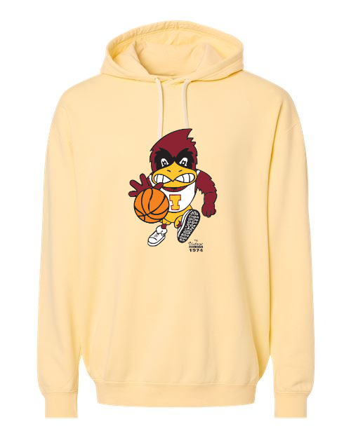 Basketball Cy- No Pocket Garment-Dyed Lightweight Hooded Sweatshirt