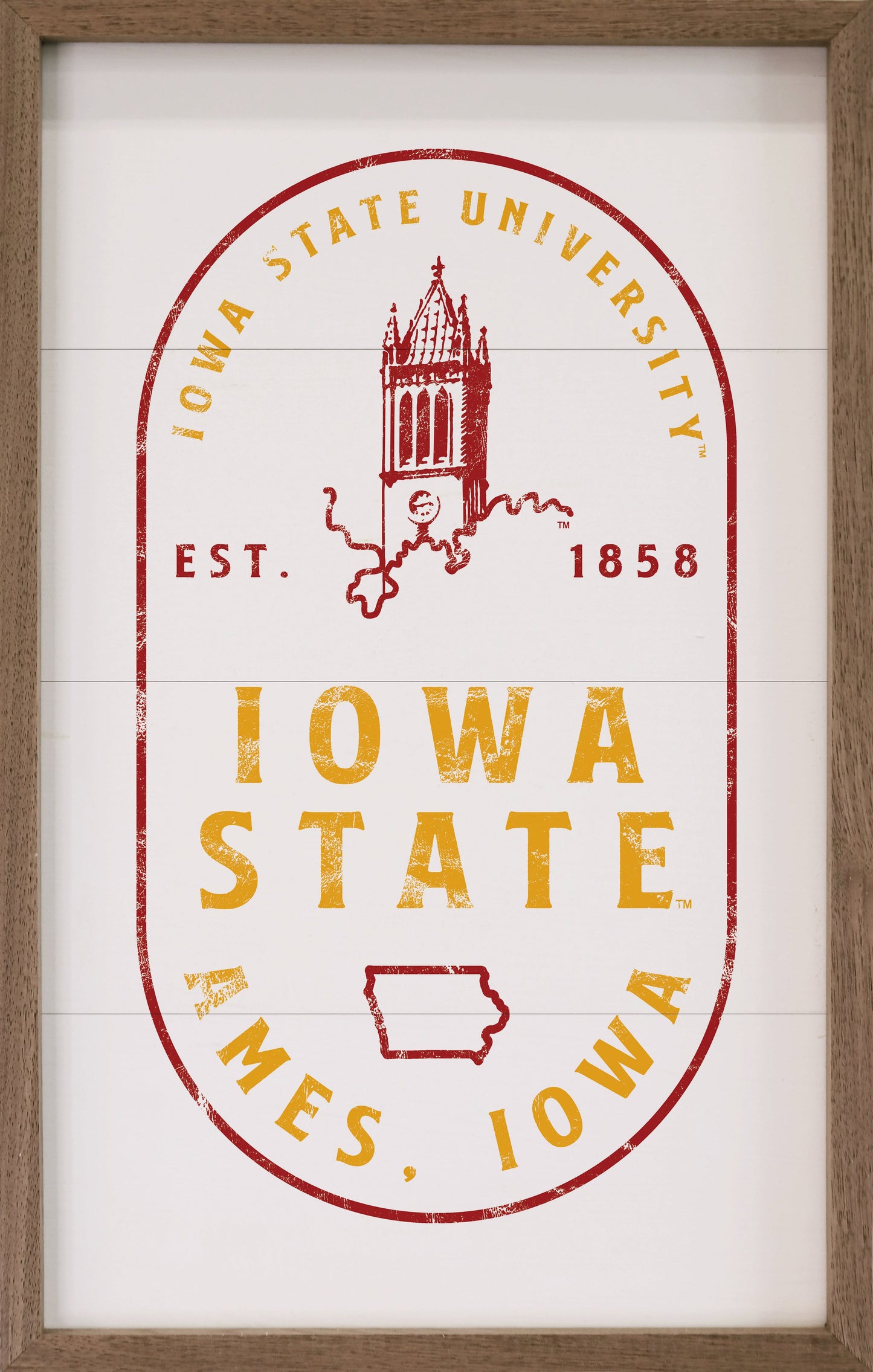 Stamp Poster Campanile Iowa State University