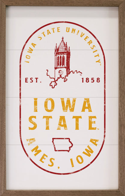 Stamp Poster Campanile Iowa State University