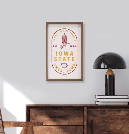 Stamp Poster Campanile Iowa State University