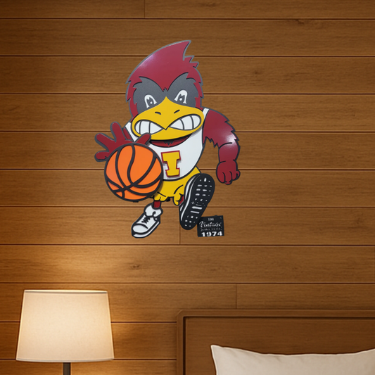 Iowa State Basketball Vintage Mascot
