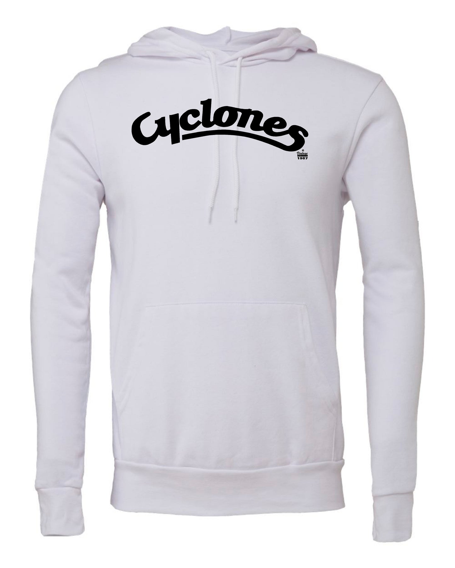 Cyclones Script White Out Hoody