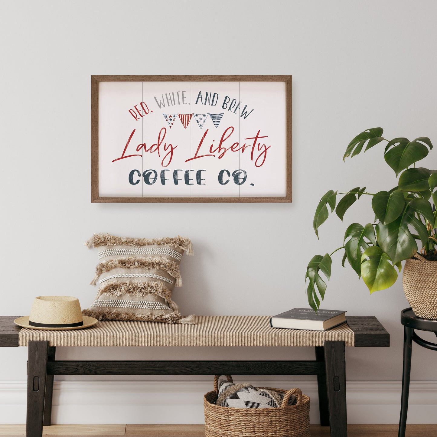 Lady Liberty Coffee Co White