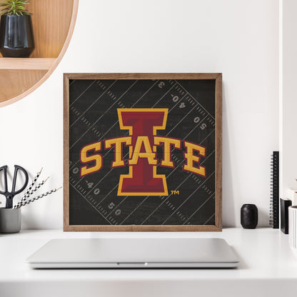 Black Football Field Iowa State University
