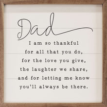 Dad I Am So Thankful White