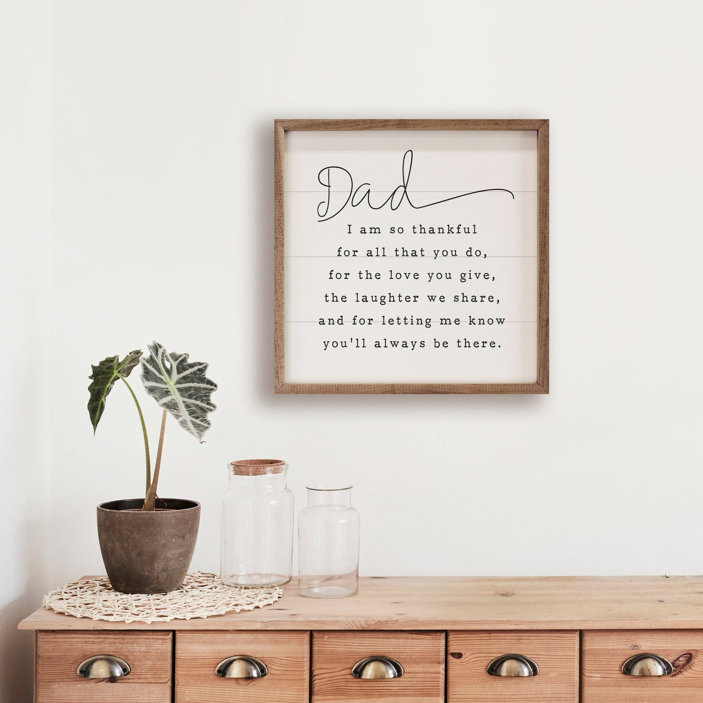 Dad I Am So Thankful White