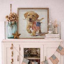 Patriotic Pets Yellow Lab