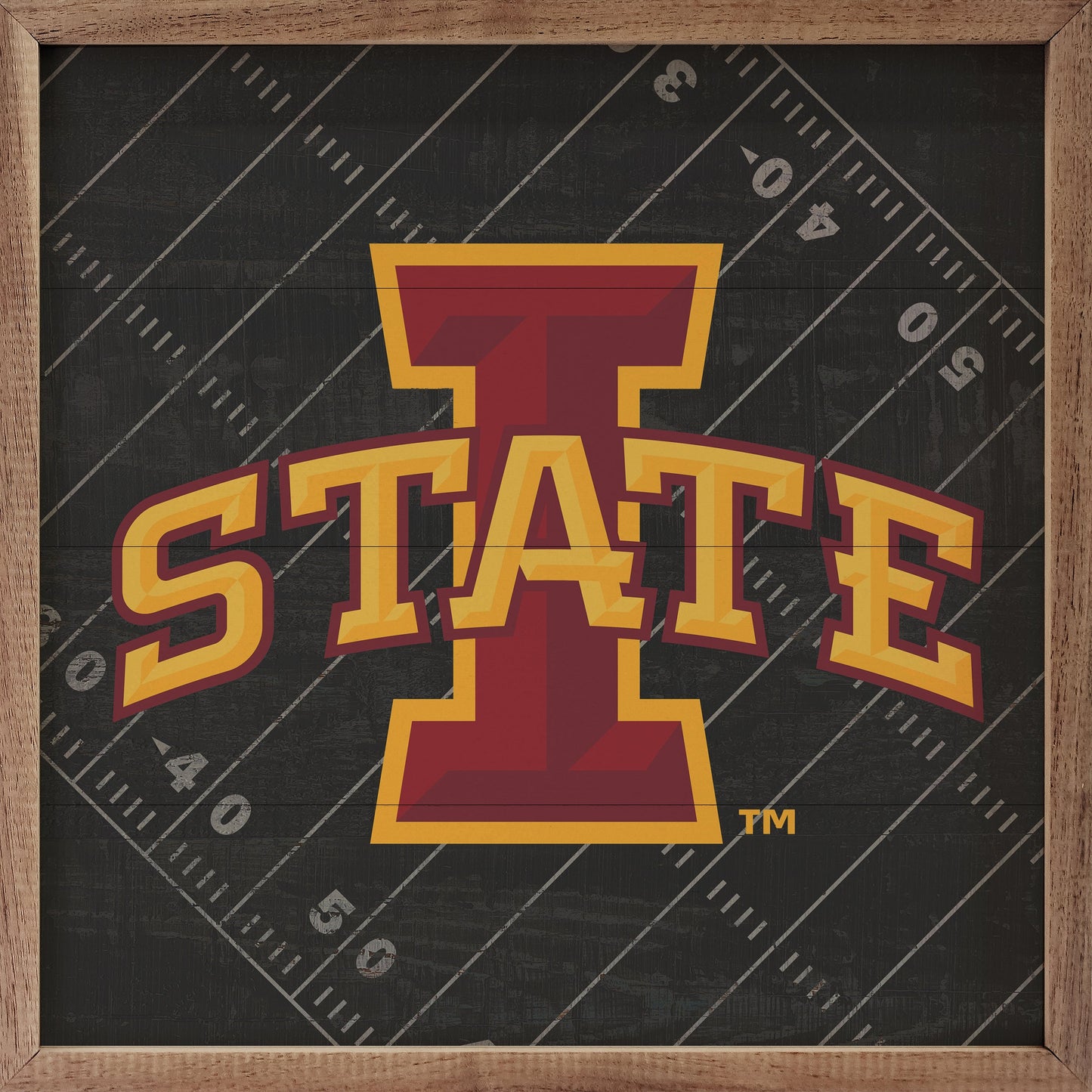 Black Football Field Iowa State University