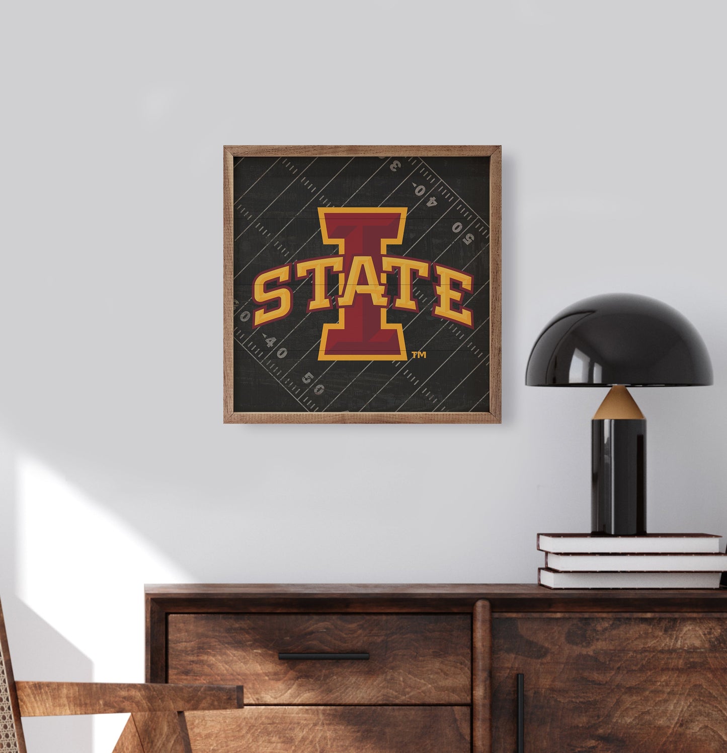 Black Football Field Iowa State University