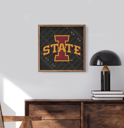 Black Football Field Iowa State University