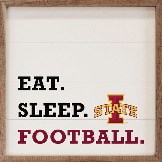 Eat Sleep Football Iowa State University