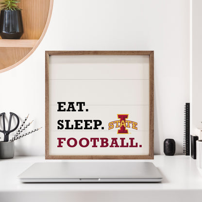 Eat Sleep Football Iowa State University