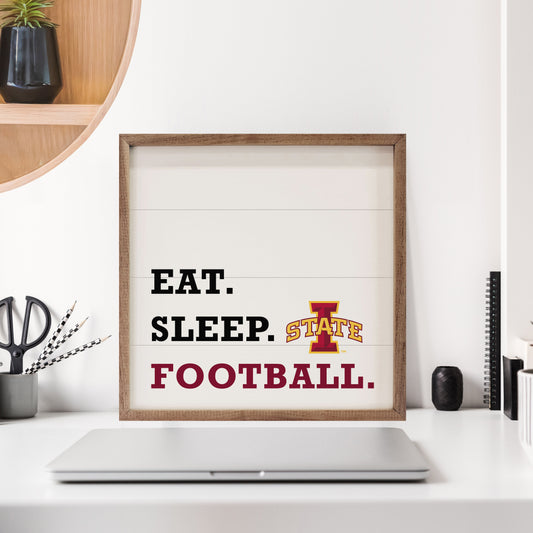 Eat Sleep Football Iowa State University