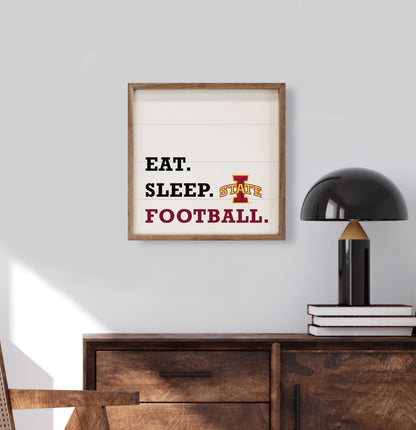 Eat Sleep Football Iowa State University