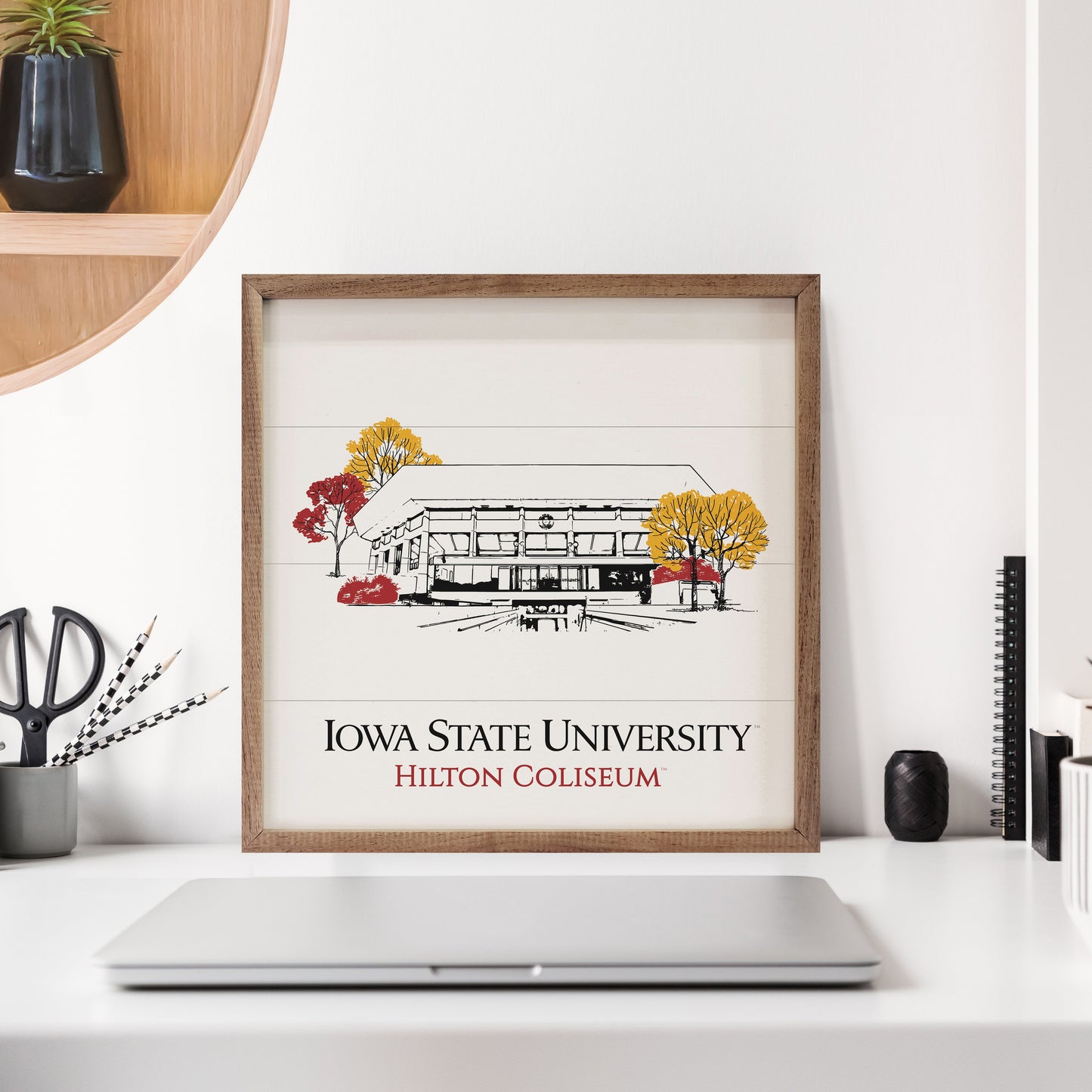 Sketch Hilton Coliseum Iowa State University