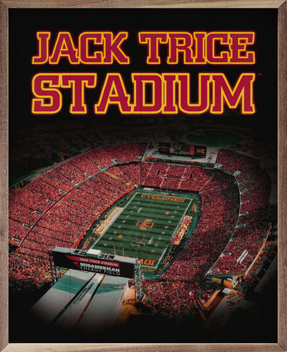 Aerial Football Stadium Iowa State University