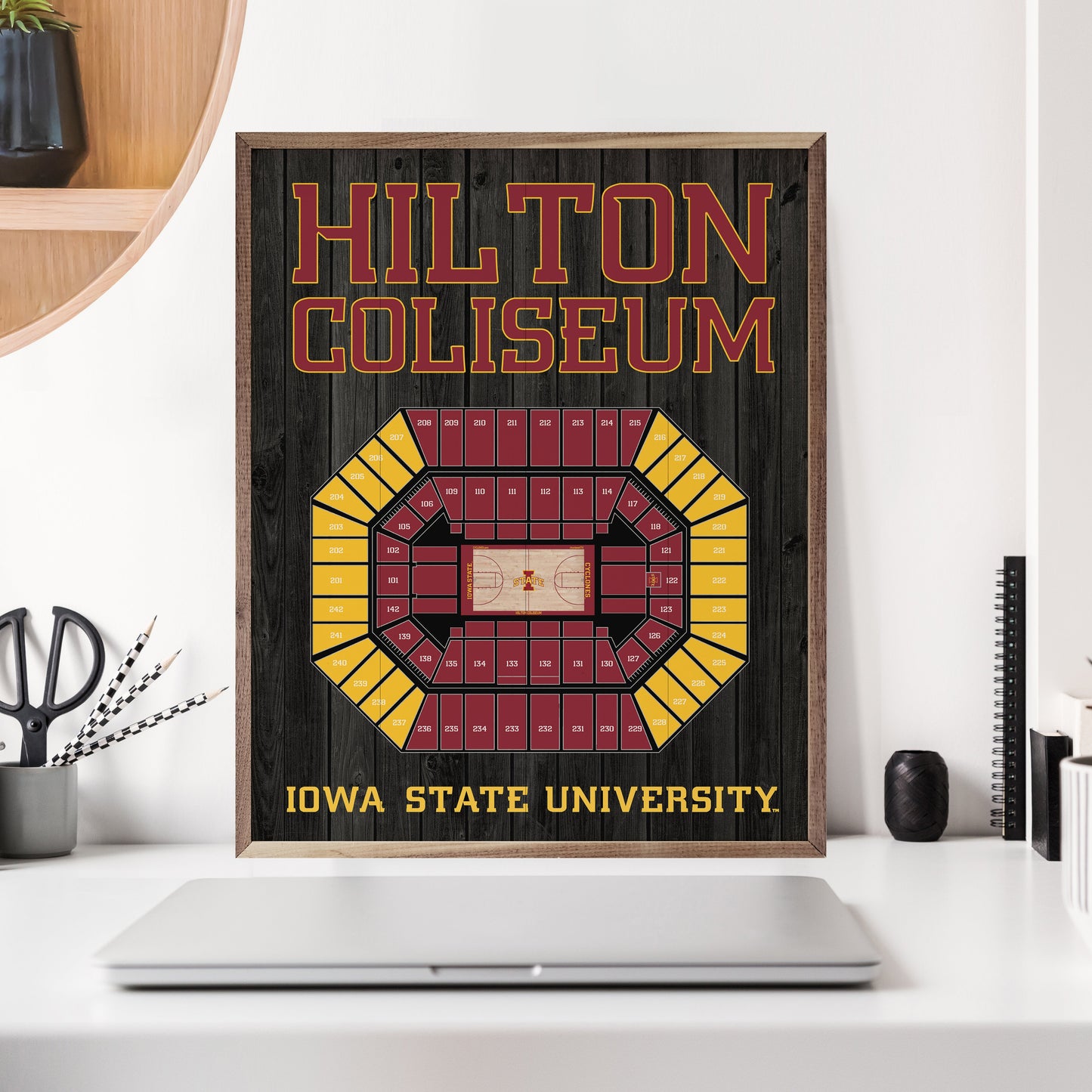 Stadium Seating Basketball Iowa State University Black