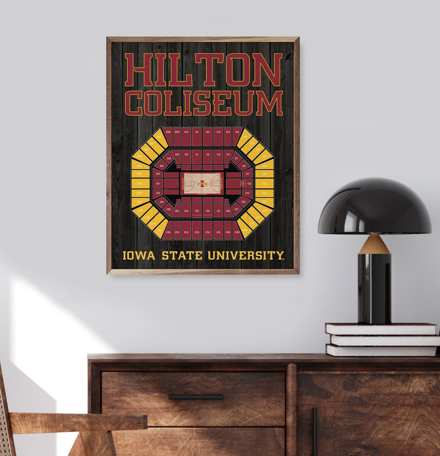 Stadium Seating Basketball Iowa State University Black