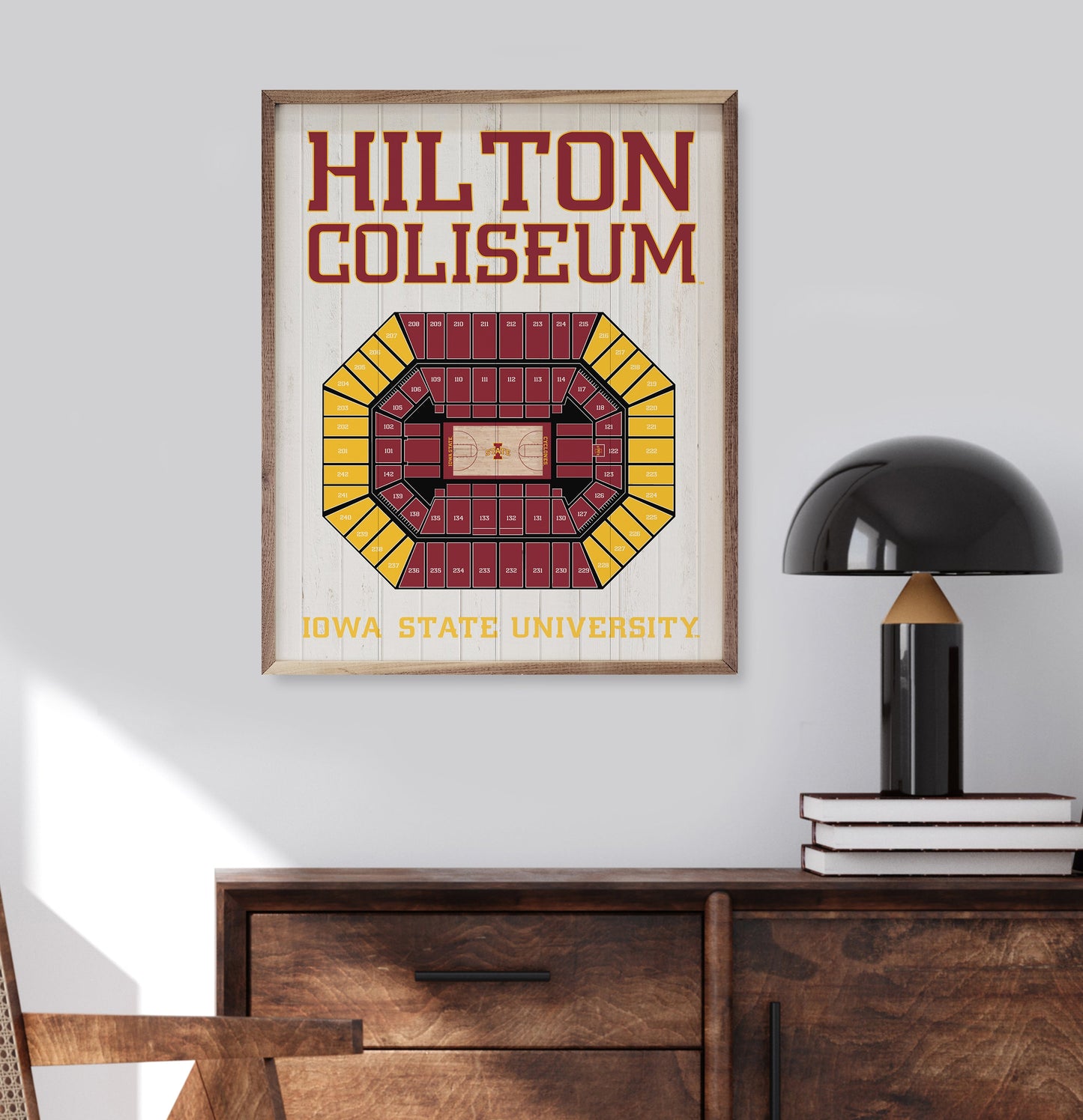 Stadium Seating Basketball Iowa State University Whitewash