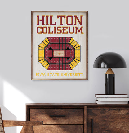 Stadium Seating Basketball Iowa State University Whitewash