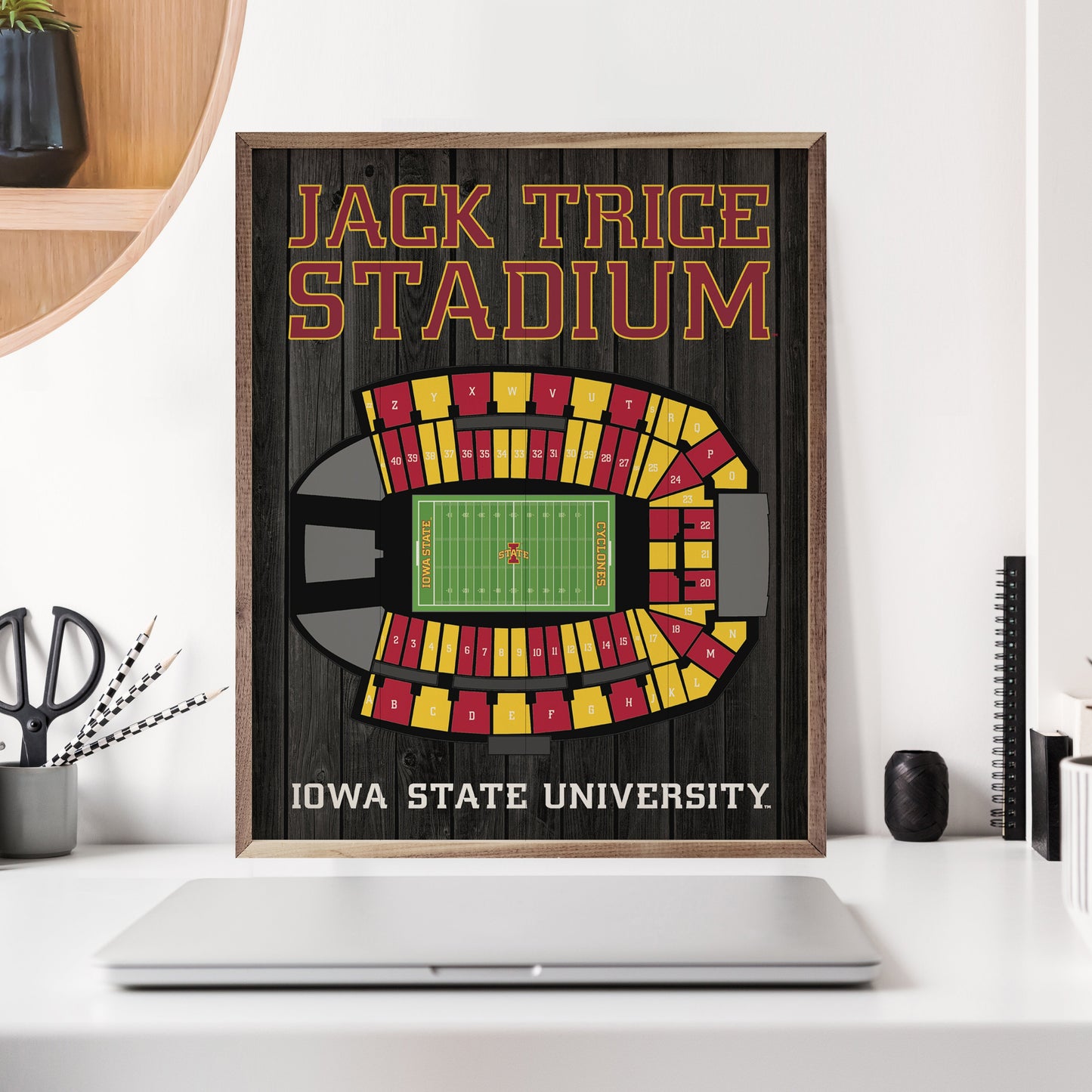 Stadium Seating Football Iowa State University Black