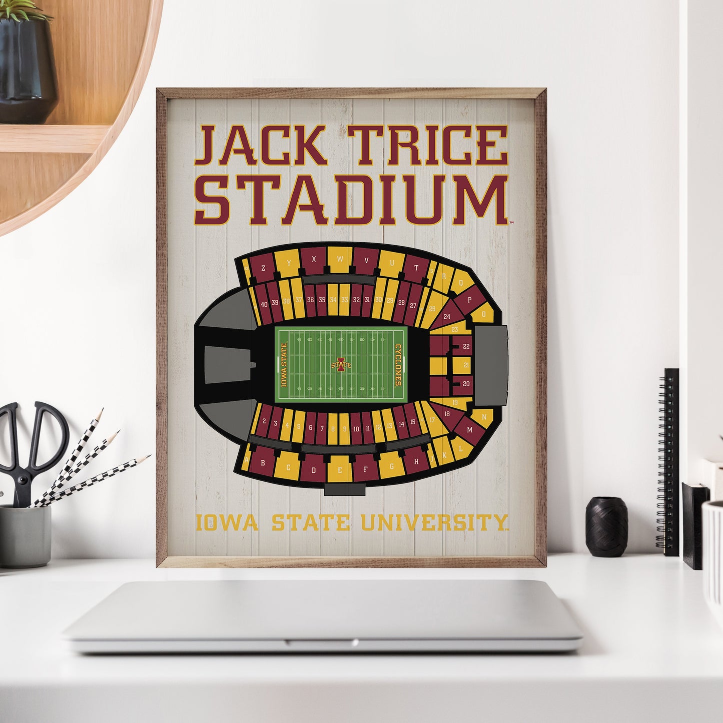 Stadium Seating Football Iowa State University Whitewash