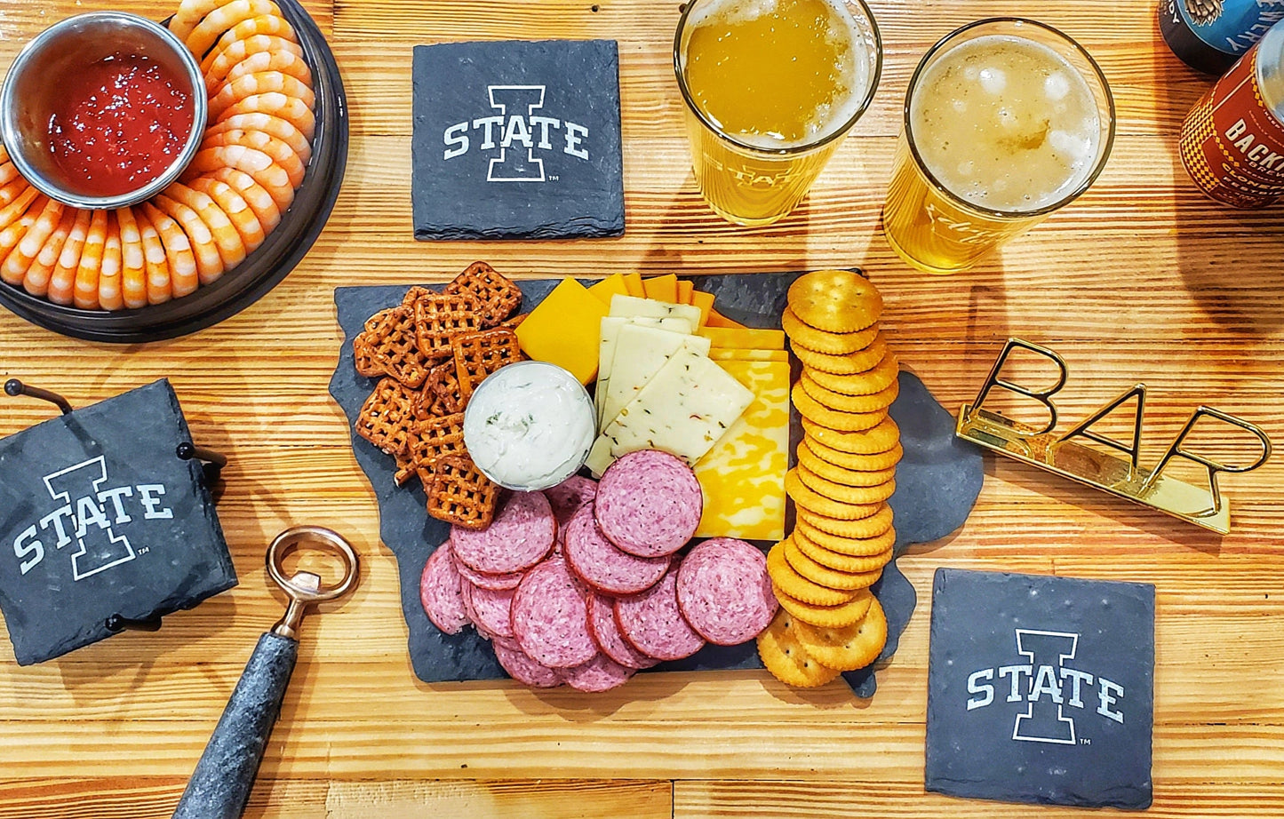 State of Iowa Cheese Board