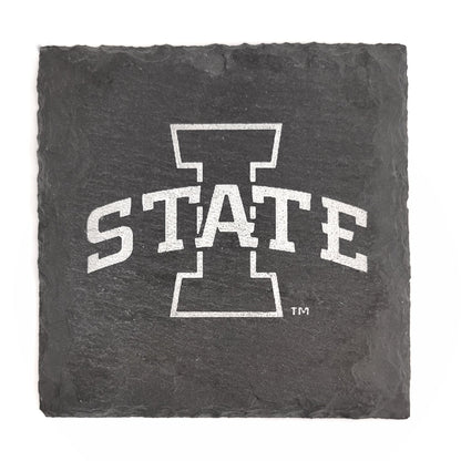 Iowa State Cyclones I-State Slate Coaster