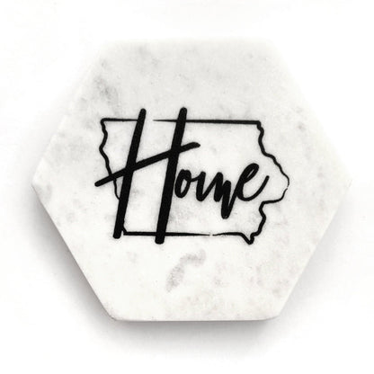 Iowa Home Marble Coaster