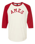 Ames ISU Vintage Baseball Tee