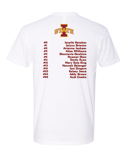 2023 Iowa State Women's Basketball Team Tee