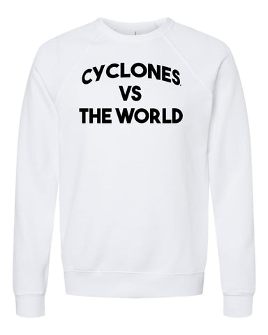 Cyclones vs The World White Out Crewneck