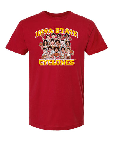 2024 Iowa State Men's Basketball Team Tee