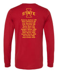 2024 Iowa State Women's Basketball Team Long Sleeve Tee