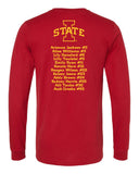 2024 Iowa State Women's Basketball Team Long Sleeve Tee