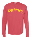 Cyclones Script Comort Colors Long Sleeve Tee