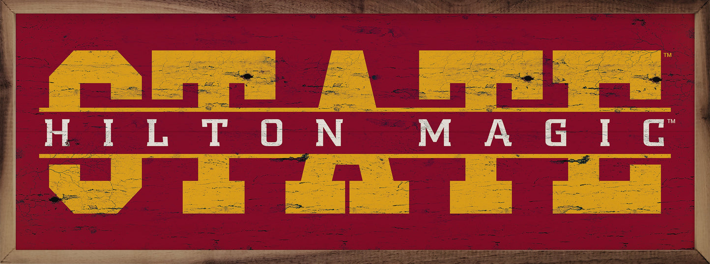 Word Cutout Iowa State University