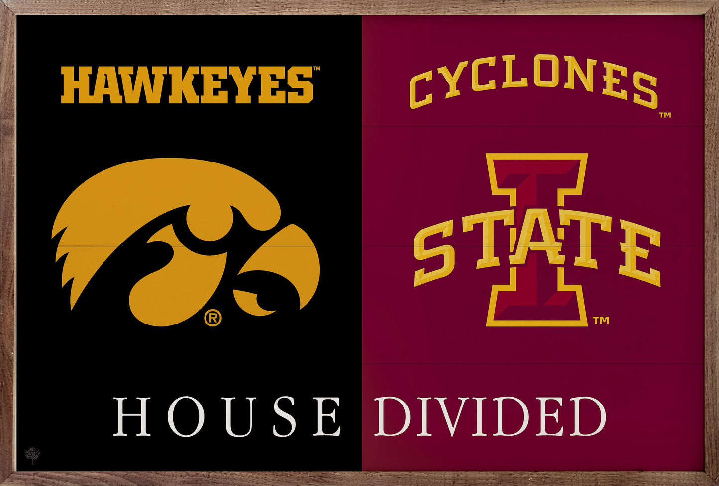 House Divided Iowa State University & University Of Iowa